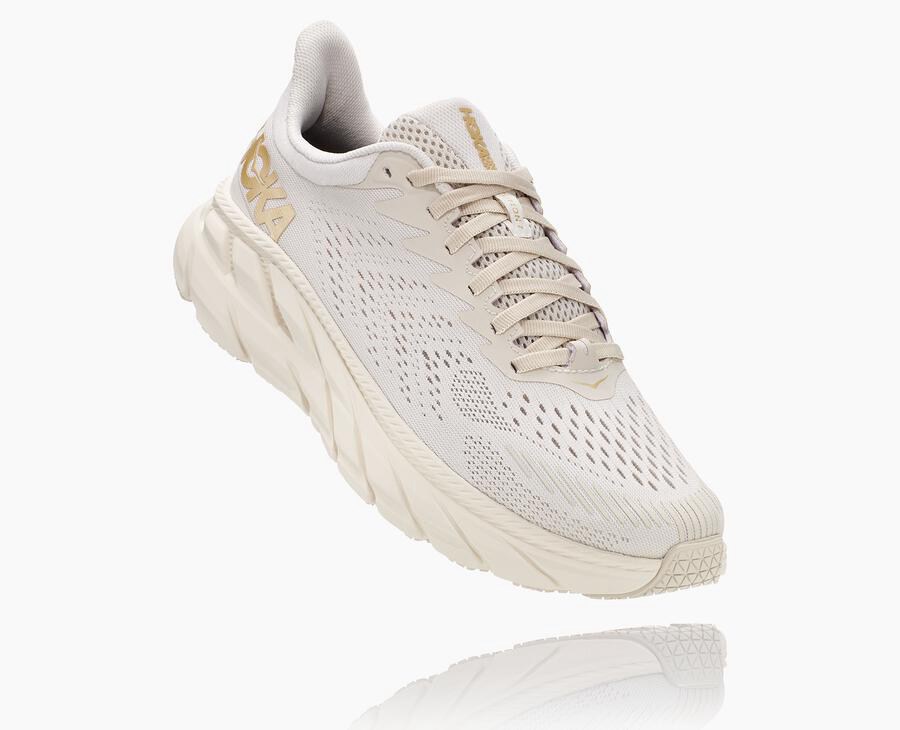 Hoka One One Løbesko Dame - Clifton 7 - Hvide - 243781XZM